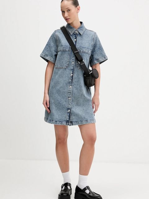 Hugo Blue sukienka jeansowa Gandira_B - zdjęcie produktu nr 2