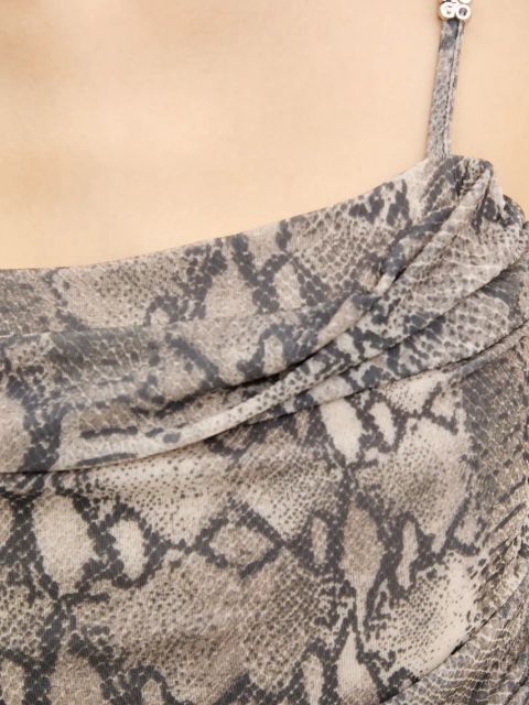 HUGO bluzka damska kolor zielony wzorzysta 50537142