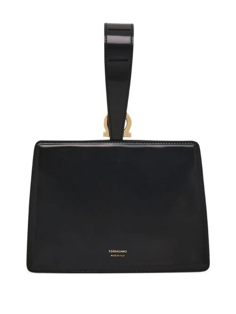 Ferragamo geometric leather handbag - Black - zdjęcie produktu nr 2