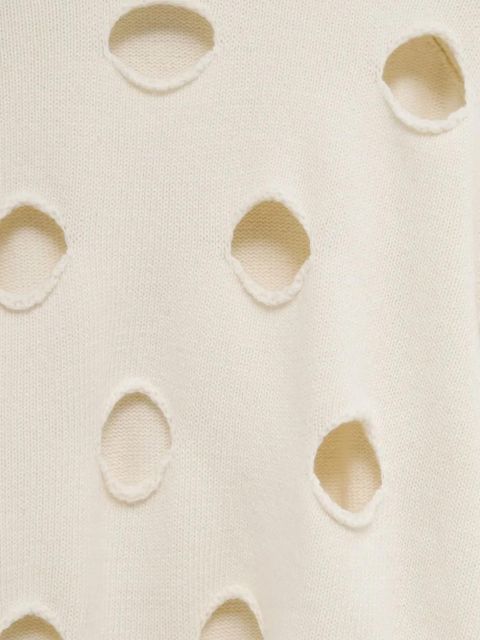 Gimaguas cut-out cotton sweater - White - zdjęcie produktu nr 2