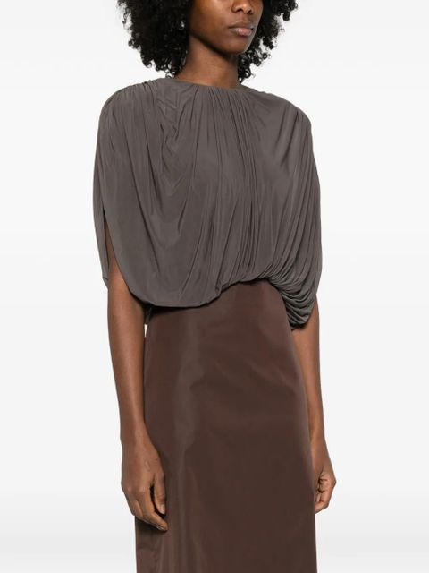 Magda Butrym draped top - Brown