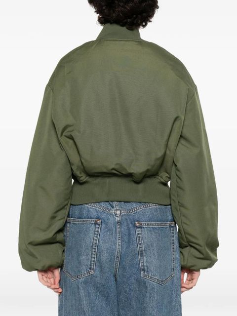 Axel Arigato Lola logo-embroidered bomber jacket - Green