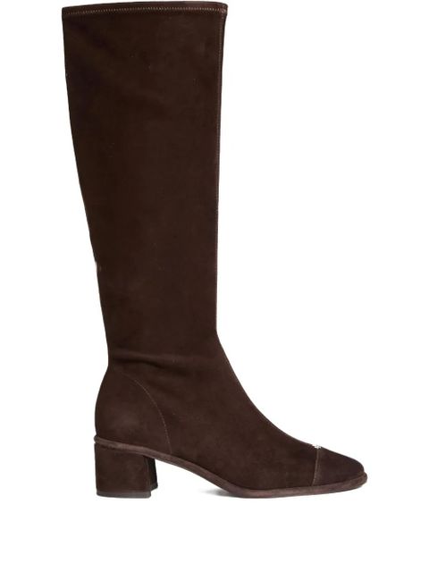 Tory Burch 55mm cap-toe knee-high boots - Brown - zdjęcie produktu nr 1