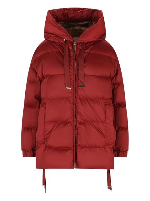 Max Mara FELICE hooded puffer coat - Red - zdjęcie produktu nr 1