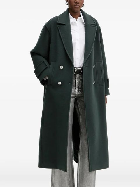 PINKO Camembert double-breasted coat - Green - zdjęcie produktu nr 1