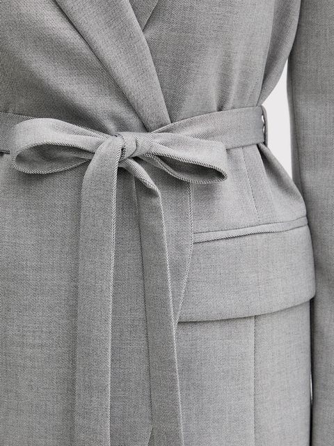 Marella marynarka Emme by Marella kolor szary niezapinana gładka 2525046151200