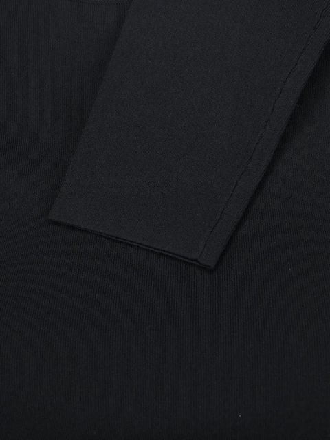 Max Mara long-sleeves maxi dress - Black