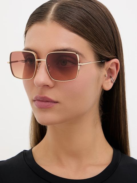 Alexander McQueen okulary przeciwsłoneczne kwadratowe damskie - zdjęcie produktu nr 1