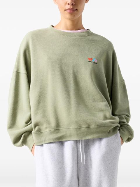 American Vintage long-sleeve crew-neck sweatshirt - Green