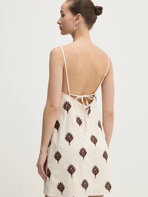 Abercrombie & Fitch sukienka lniana