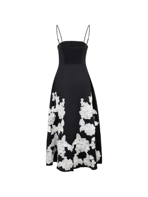 Simkhai Annabella floral midi dress - Black - zdjęcie produktu nr 2