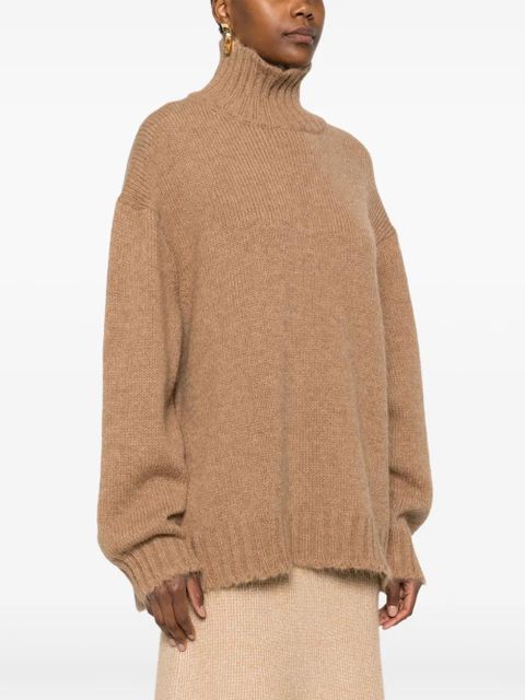 Jil Sander high-neck sweater - Brown