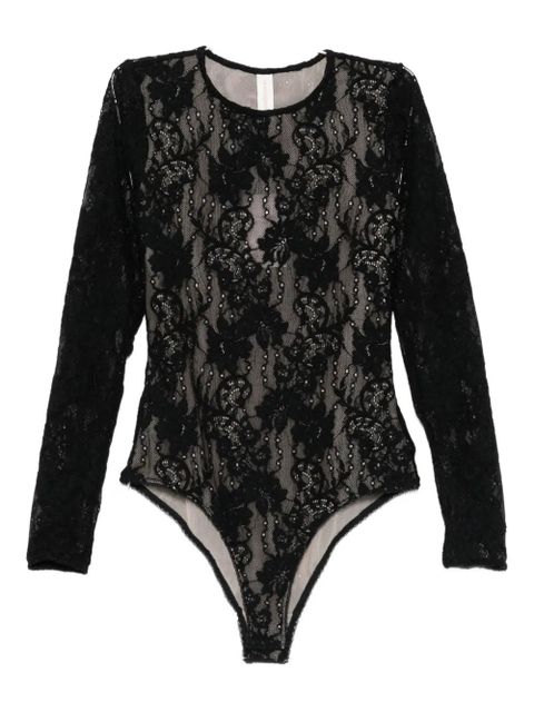 ZIMMERMANN floral-lace bodysuit - Black