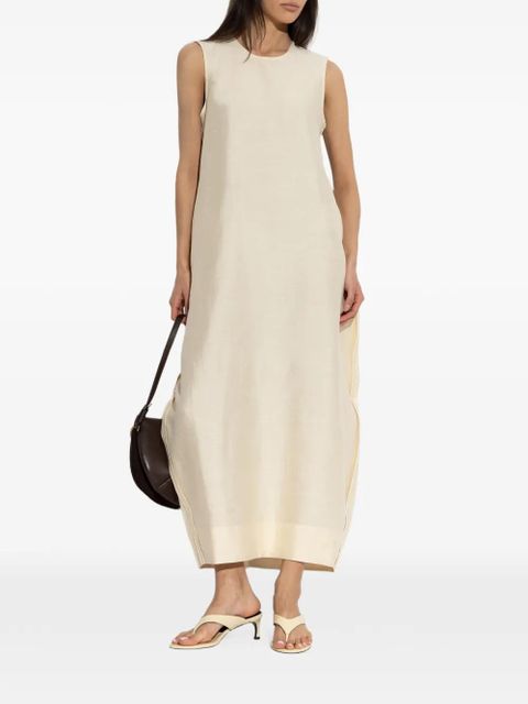 Róhe puffball sleeveless maxi dress - Neutrals