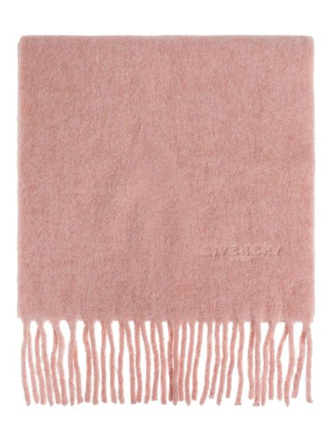 Givenchy fringed logo scarf - Pink - zdjęcie produktu nr 1