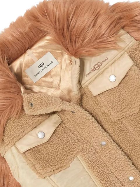 UGG x Feng Chen Wang faux-fur jacket - Neutrals - zdjęcie produktu nr 2