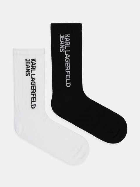 Karl Lagerfeld Jeans skarpetki 2-pack kolor czarny A1W47053 - zdjęcie produktu nr 1