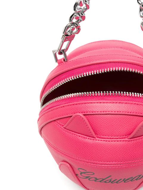 GCDS cat-shape chain-link tote bag - Pink