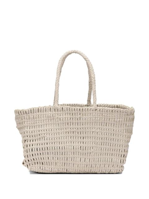 DRAGON DIFFUSION Terrafino woven leather tote bag - Neutrals - zdjęcie produktu nr 1