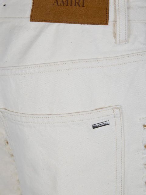 AMIRI laser-cut wide leg denim - Neutrals - zdjęcie produktu nr 2