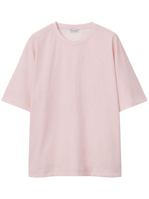 Burberry EKD-print cotton T-shirt - Pink - zdjęcie produktu nr 2