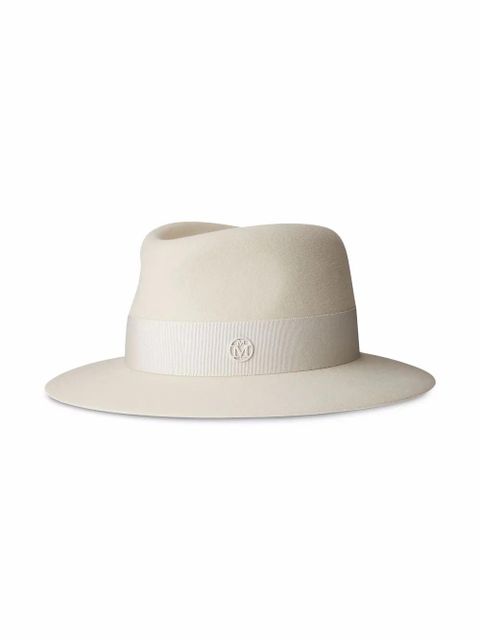 Maison Michel Andre waterproof felt trilby - Neutrals - zdjęcie produktu nr 1