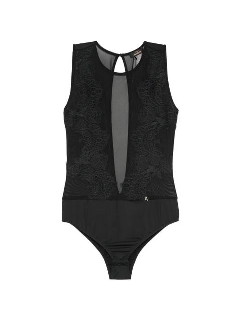TWINSET flower-lace bodysuit - Black - zdjęcie produktu nr 1