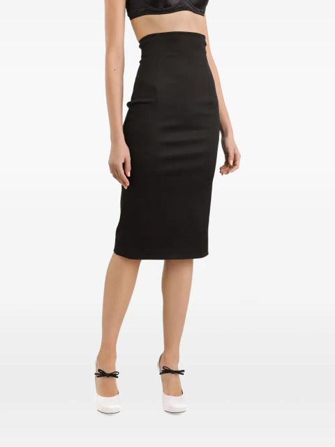 Dolce & Gabbana high-waist midi skirt - Black