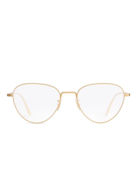 KHAITE oval-frame glasses - Gold - zdjęcie produktu nr 1