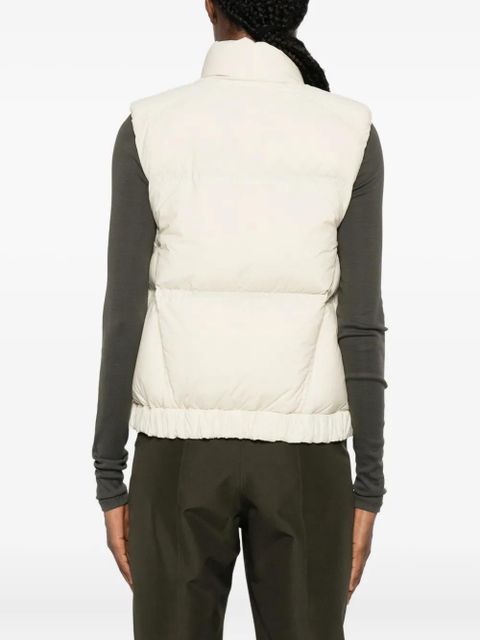 Moncler Grenoble quilted-panelled gilet - White