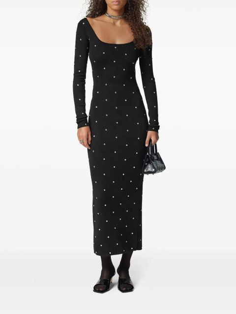 Versace Cielo Stellato maxi dress - Black