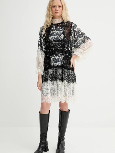 MUNTHE sukienka z domieszką jedwabiu LISSO - zdjęcie produktu nr 1