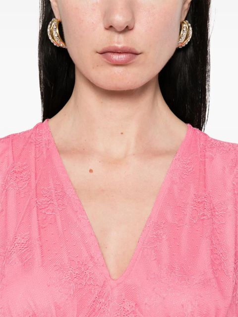 ROTATE BIRGER CHRISTENSEN lace maxi dress - Pink