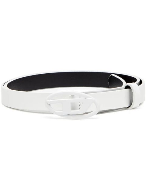 Diesel B-PLAY 15 leather belt - White - zdjęcie produktu nr 1