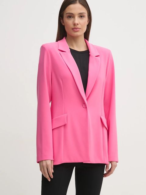 Joseph Ribkoff marynarka kolor różowy jednorzędowa gładka 251240 - zdjęcie produktu nr 1