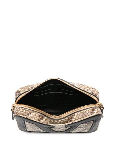 Valentino Garavani Viva Superstar snakeskin shoulder bag - Neutrals