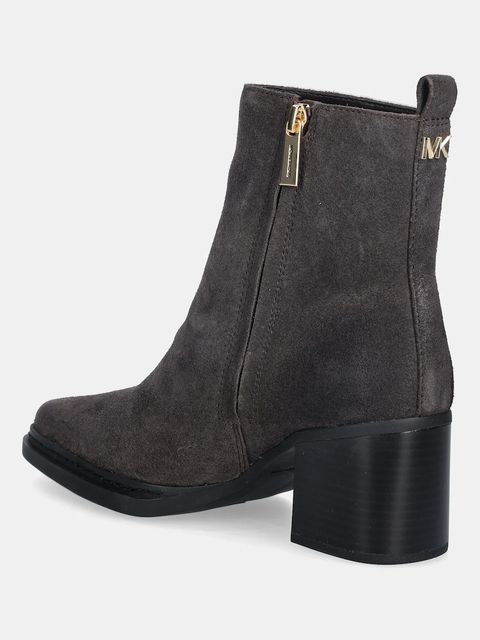 MICHAEL Michael Kors botki zamszowe Lex damskie kolor brązowy na słupku 40F5LXME5S.251 - zdjęcie produktu nr 2