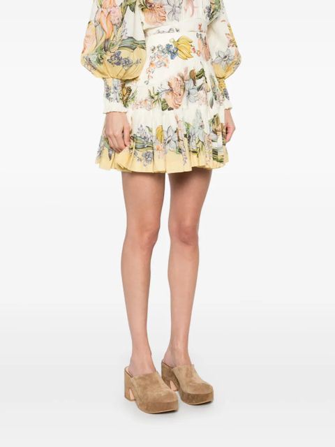 ALEMAIS Oleander mini skirt - Yellow