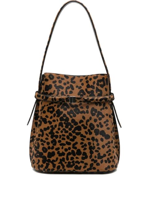 TOTEME leopard-print shoulder bag - Brown - zdjęcie produktu nr 1