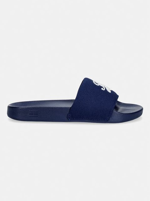 Tommy Hilfiger klapki damskie TH SCRIPT POOL SLIDE - zdjęcie produktu nr 1
