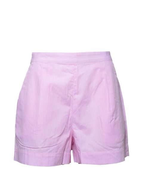 MC2 Saint Barth striped elasticat-waist shorts - Pink - zdjęcie produktu nr 1
