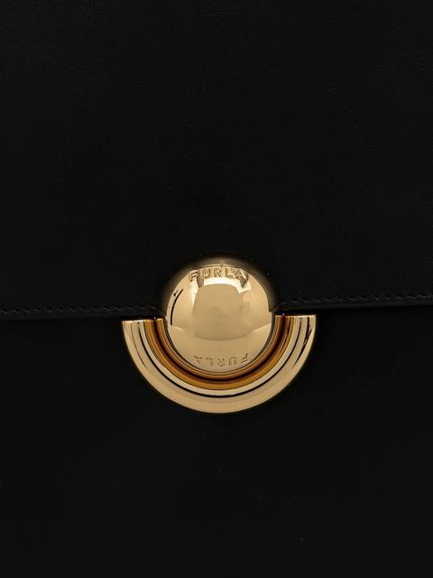 Furla torebka skórzana kolor czarny WB01862.BX4185.O6000