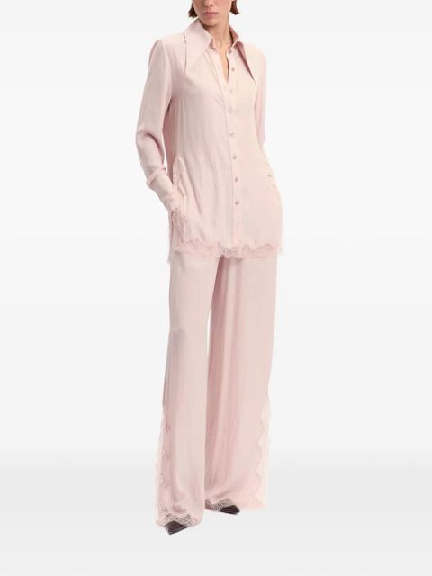 16Arlington Fiorella lace-trimmed shirt - Pink - zdjęcie produktu nr 2