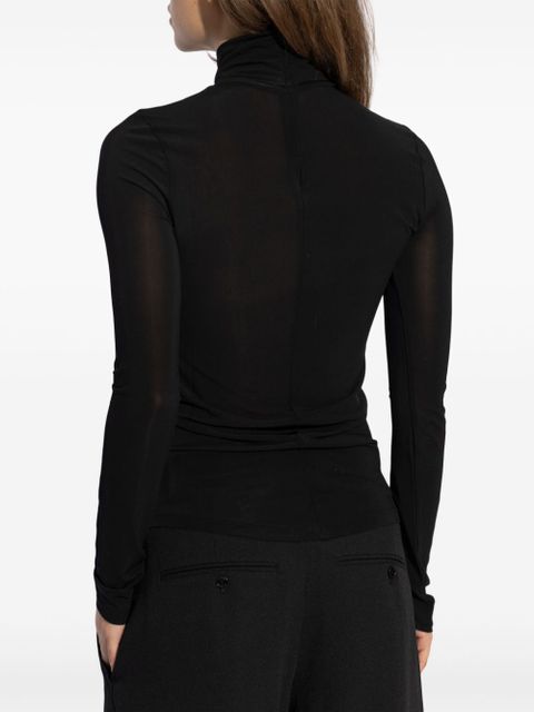ISABEL MARANT Joyela roll-neck top - Black