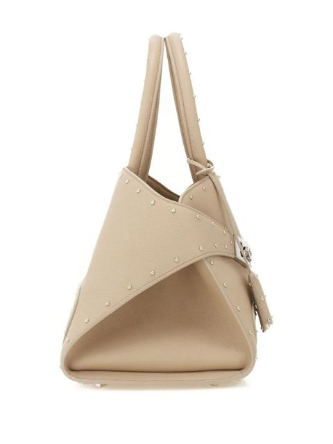Ferragamo stud-embellished structured tote bag - Neutrals - zdjęcie produktu nr 2