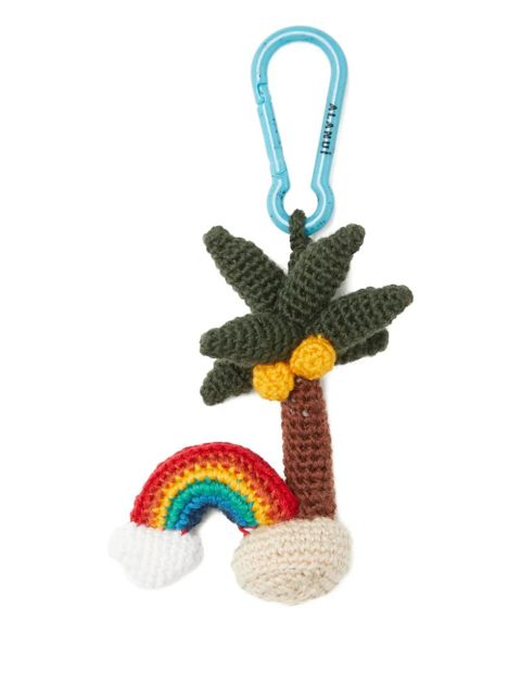 Alanui palm-tree rainbow keyring - Blue - zdjęcie produktu nr 1