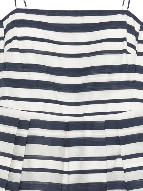 Lauren Ralph Lauren striped midi dress - Blue