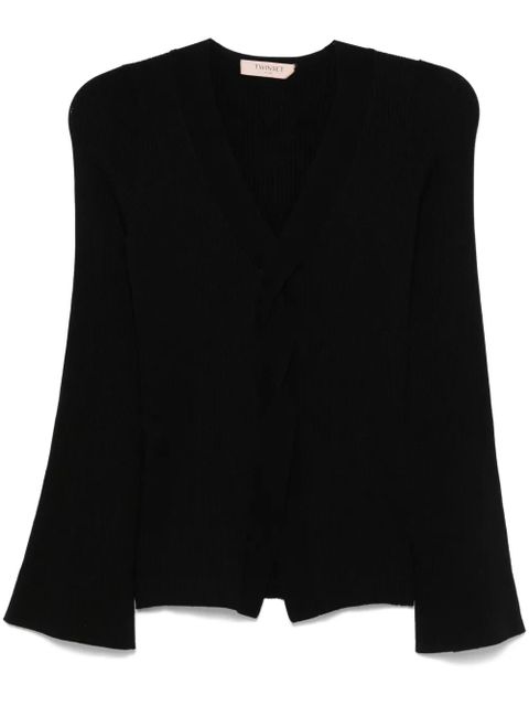 TWINSET twisted sweater - Black - zdjęcie produktu nr 1