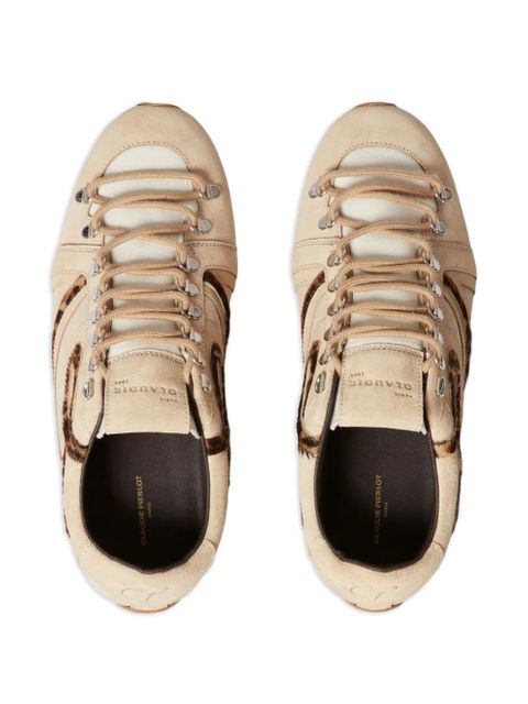 Claudie Pierlot leopard-print sneakers - Neutrals