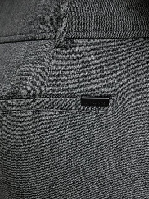 AllSaints spodnie ASTRA damskie kolor szary proste high waist W042QD